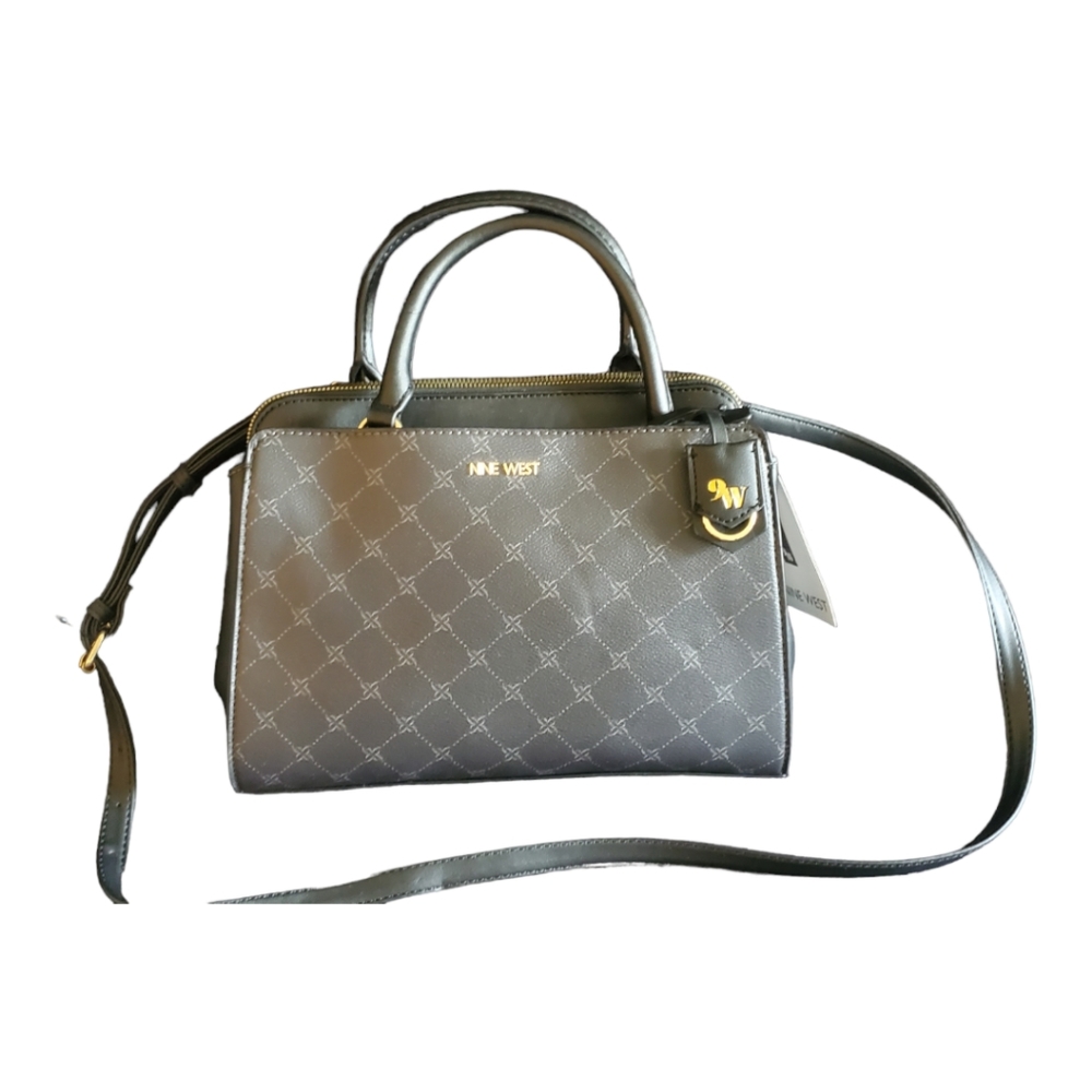 Nine West Black Calla Satchel New With Tags